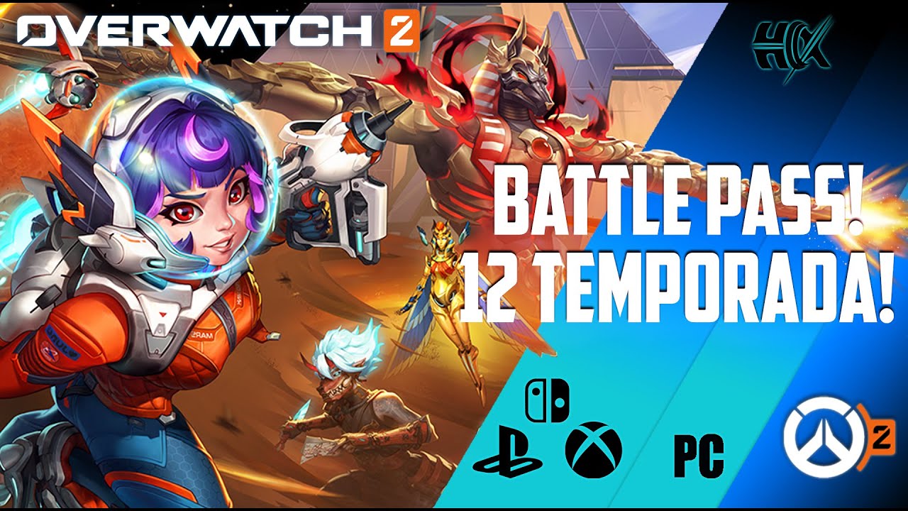 (ARQUIVO) TEMPORADA 12 | PASSE DE BATALHA COMPLETO - OVERWATCH 2