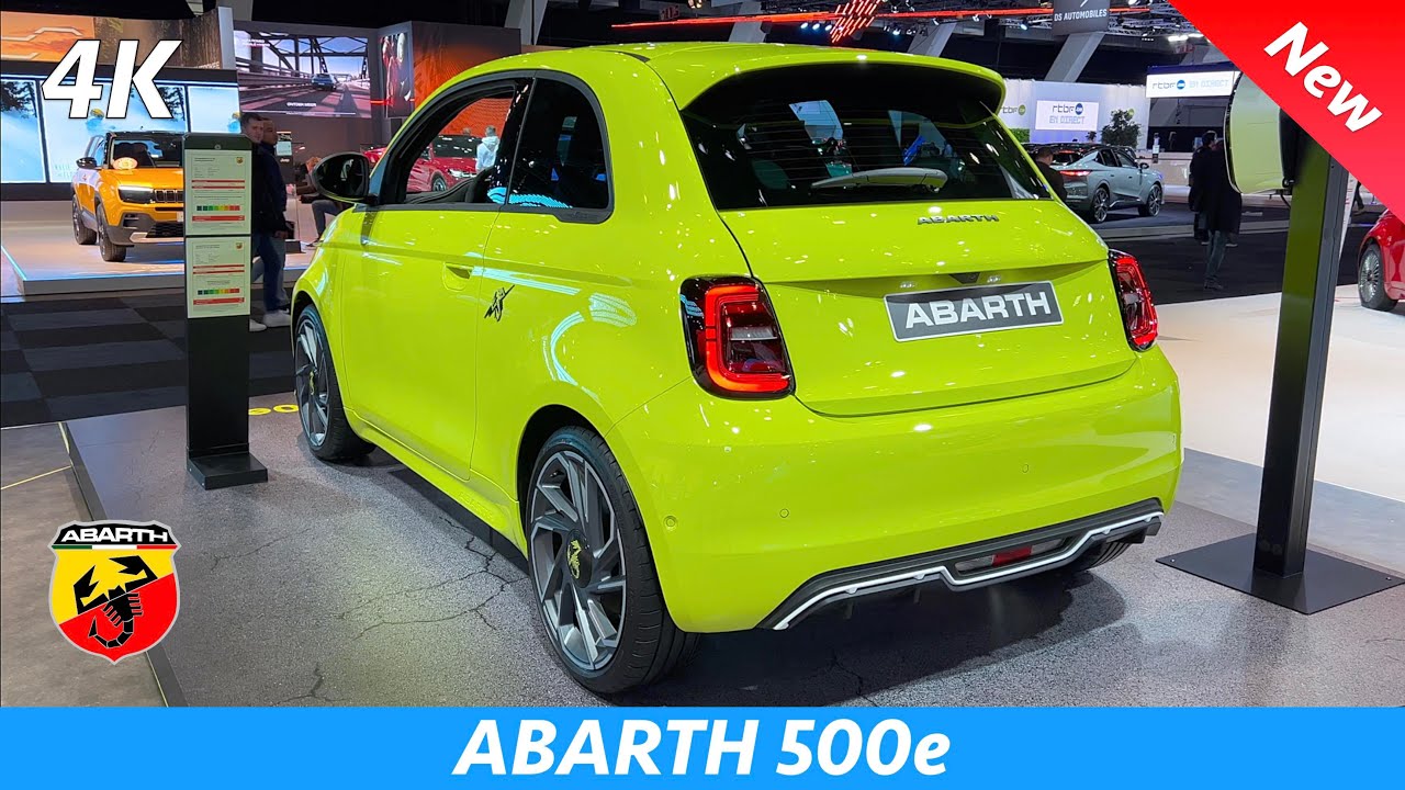 Abarth 500e 2023 - FULL Review in 4K (Exterior - Interior) 155 HP, Price