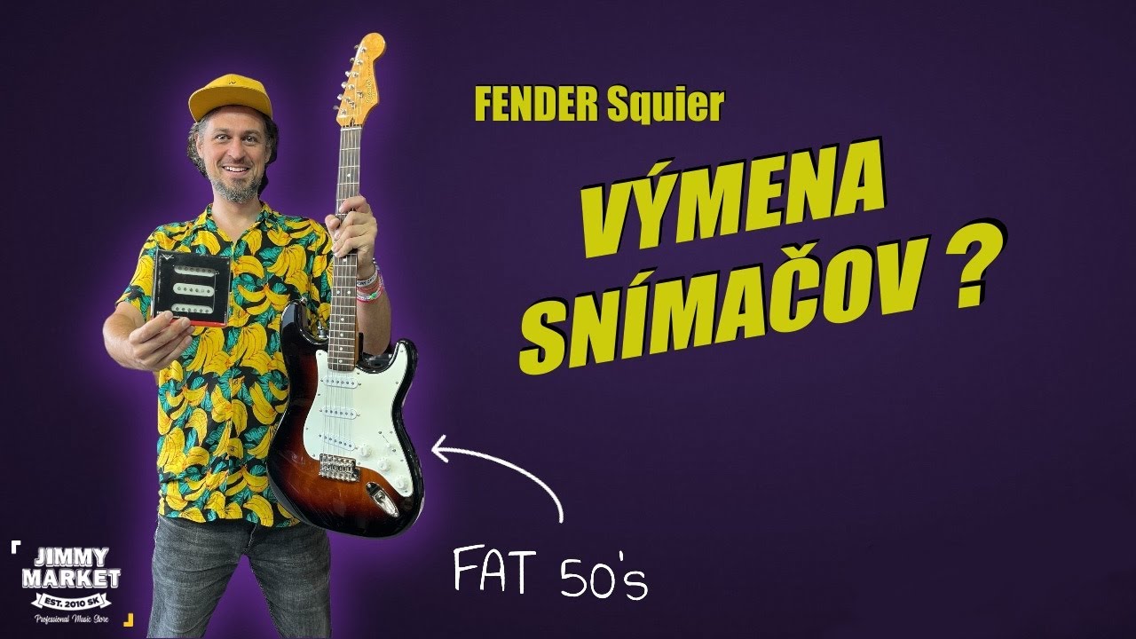 Vymeniť snímače na FENDER Squier ? - Servis JIMMY MARKET