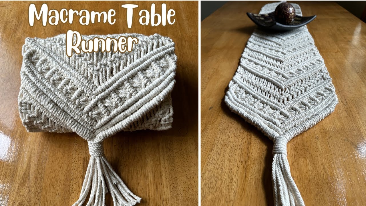 Macrame | Boho | Table Runner | Easy Tutorial