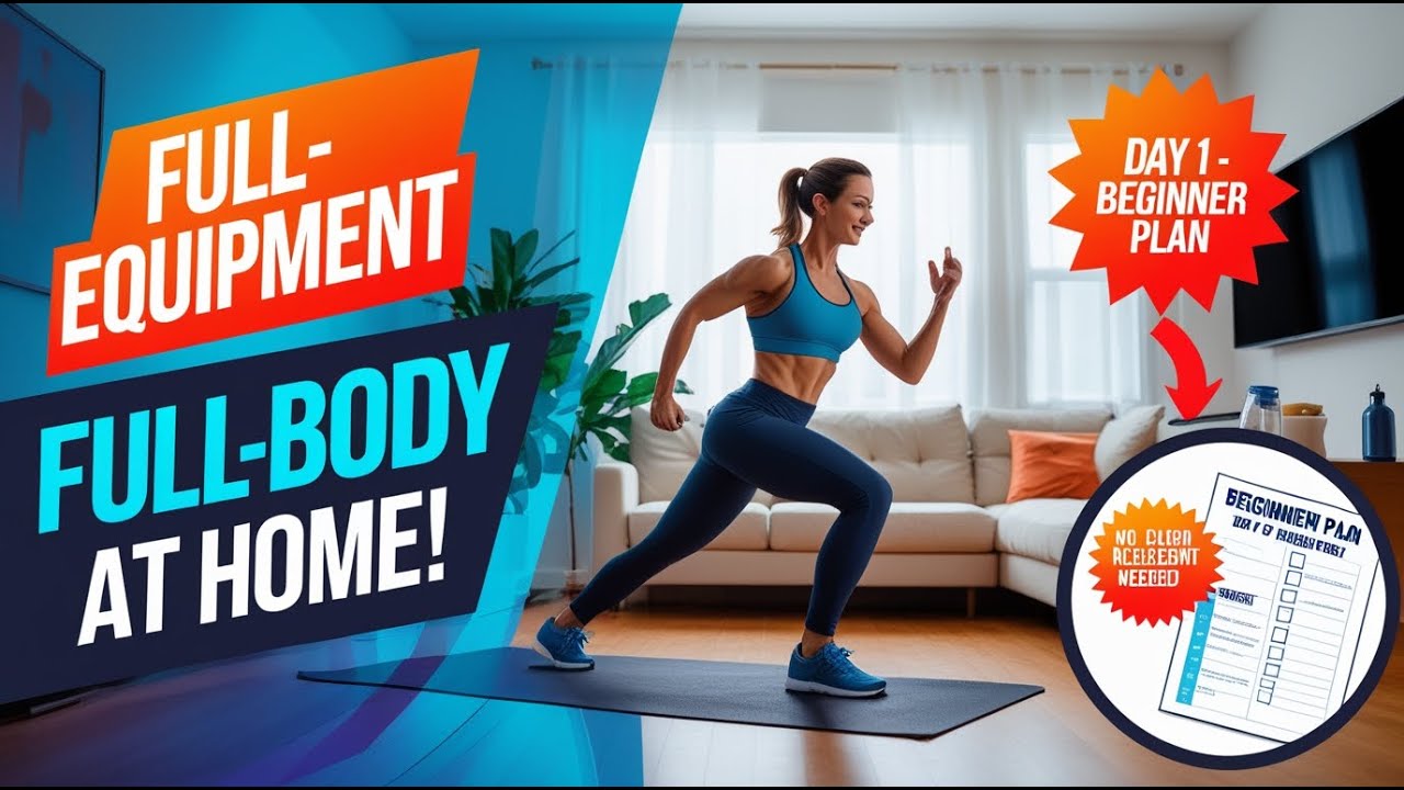 Beginner Full Body Workout at Home No Equipment