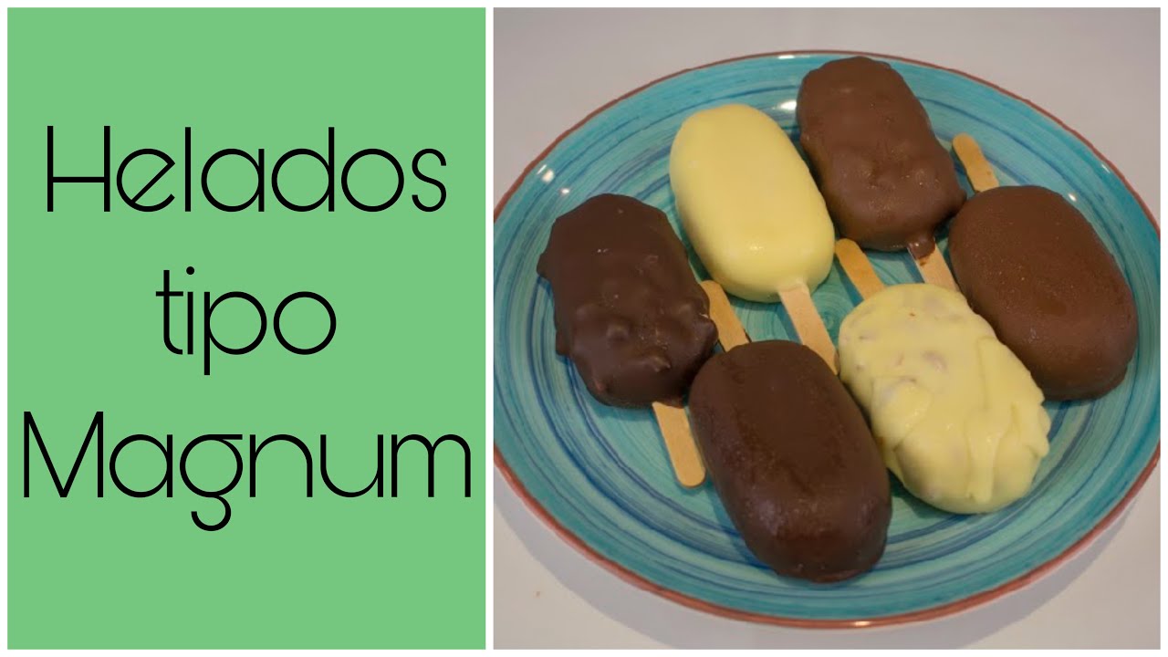 Helados tipo Magnum | Postre fácil SIN HELADERA | Sweet Shop Victoria