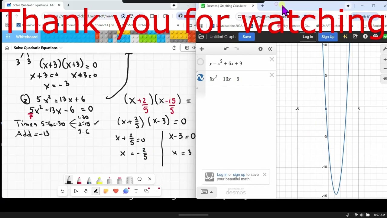 Solve Quadratic Equations