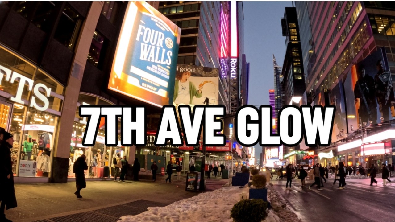 Walking NYC: 7th Avenue Evening