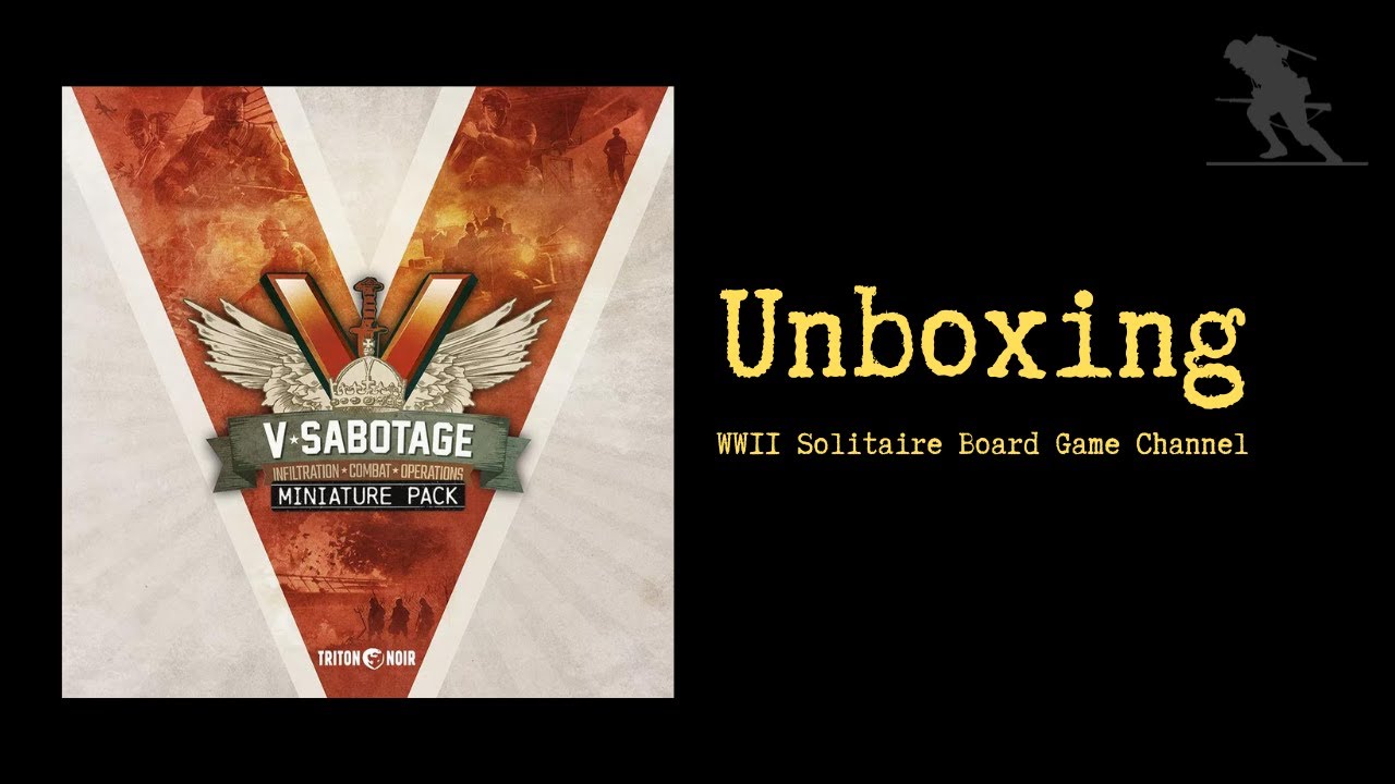 V-Sabotage: Miniature Pack - Unboxing