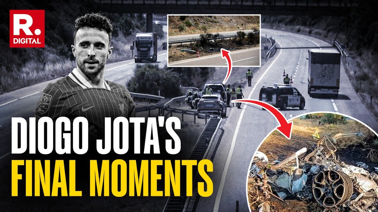 Liverpool Star Diogo Jota's Final Moments Caught On Camera | Diogo Jota's Accident Video