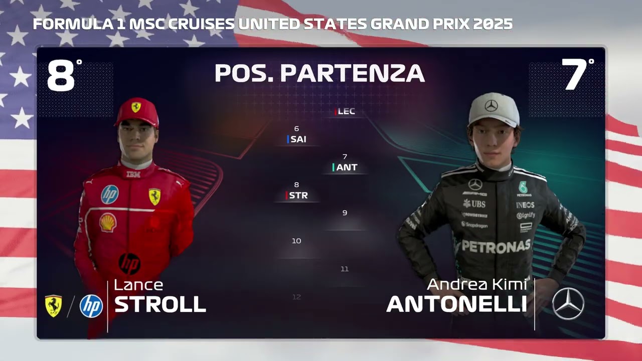 F1 25 - CARRIERA PILOTA, SEASON 2, ROUND 19, USA TEXAS + SPRINT RACE IA 110! DANNI SIMULAZIONE, 35%