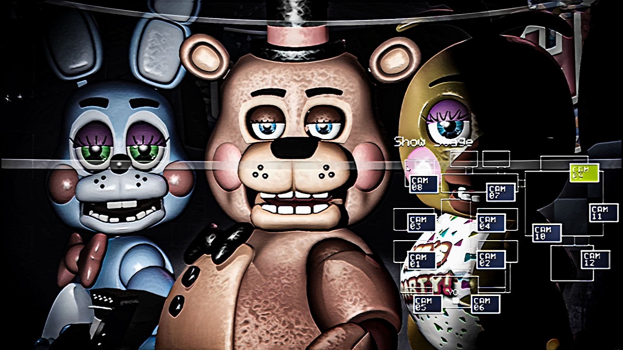 QUANDO UM FÃ DECIDE FAZER UM REMAKE DE FNAF 2 MAIS PERTURBADOR QUE O ORIGINAL ..