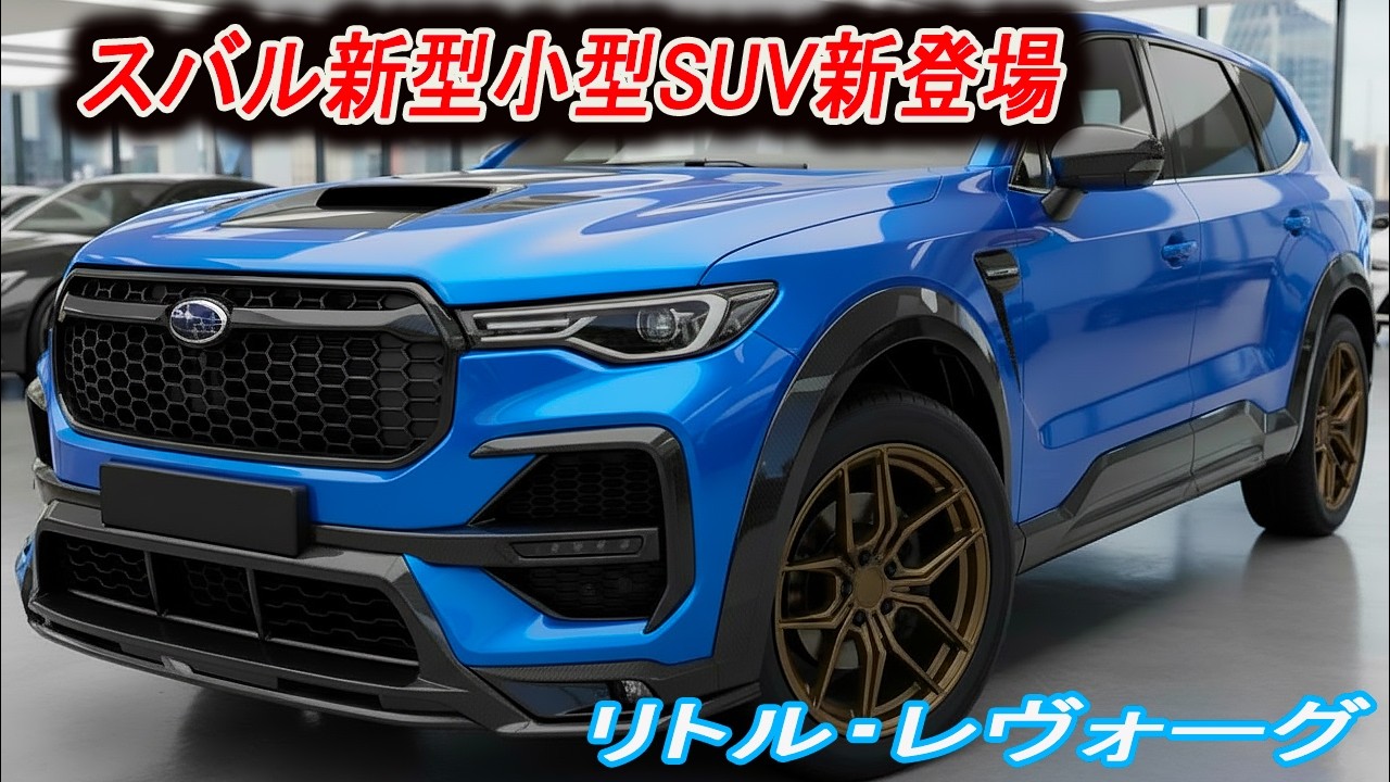 【2026年予想】スバル新型SUVは「リトル・レヴォーグ」になる？都会派に全振りした新型SUV！内装・装備のスクープ解説 ！