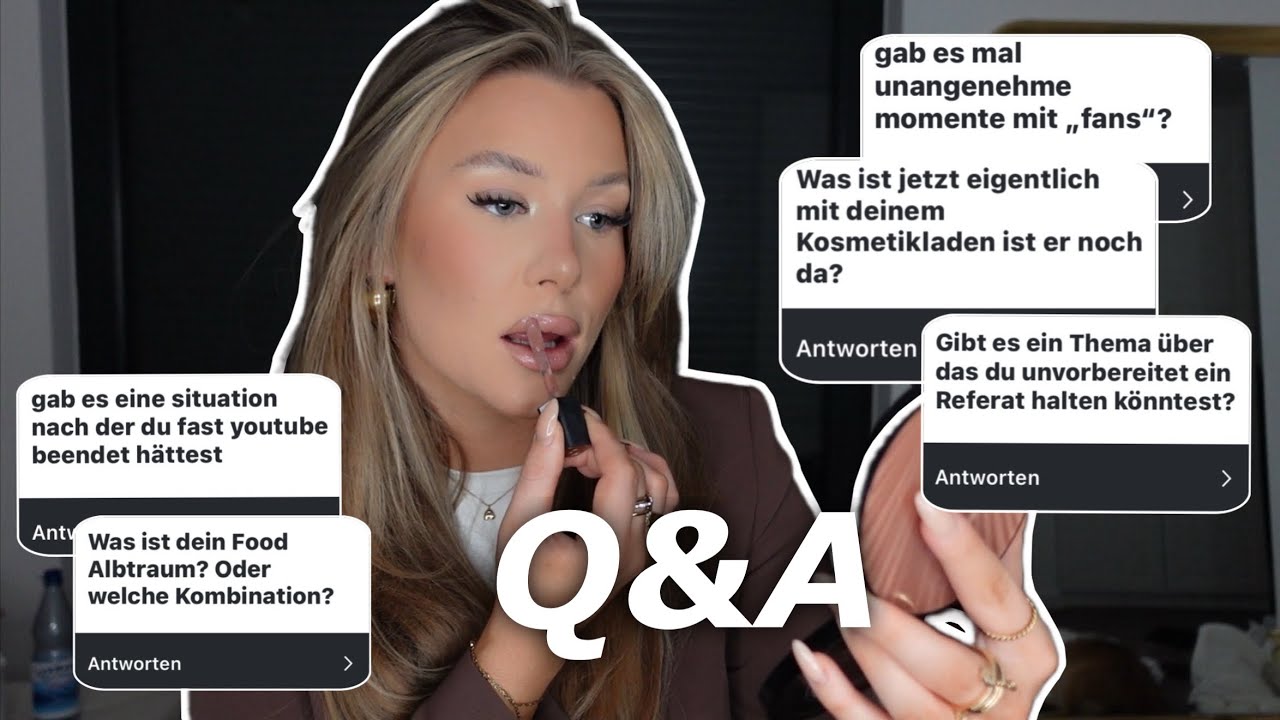 GRWM + eure Fragen beantworten 🖤 der 1. Deeptalk seit Jahren lol 