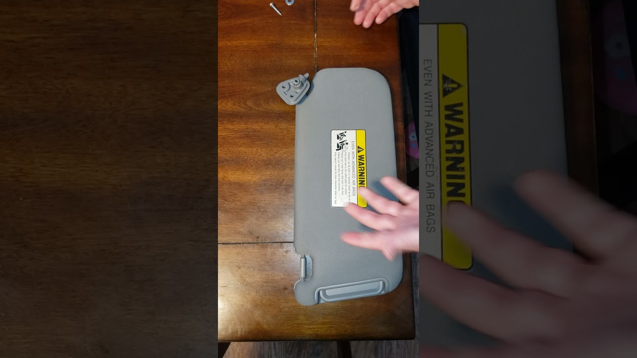 2007 Hyundai Elantra visor fix.