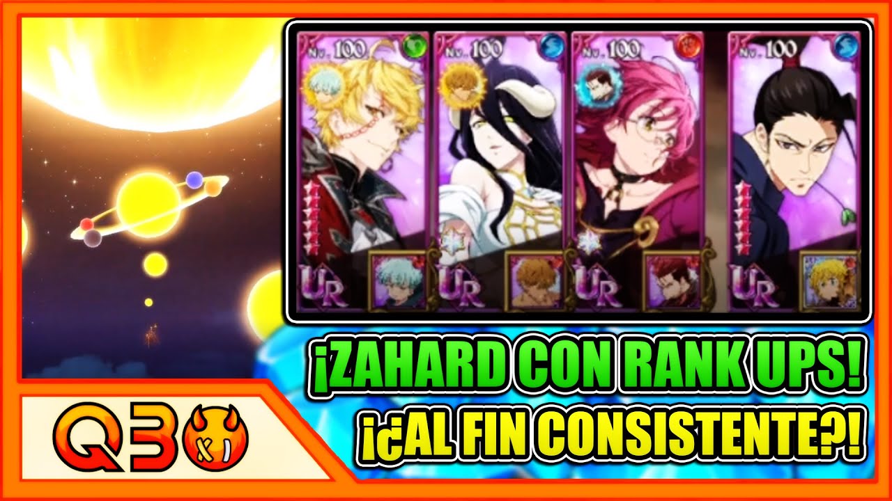 Qbo | ¡ARREGLANDO AL ZAHARD CON GOWTHER! LOS RANK UPS SON LA CLAVE LET'S GOOOOO | 7DS: Grand Cross