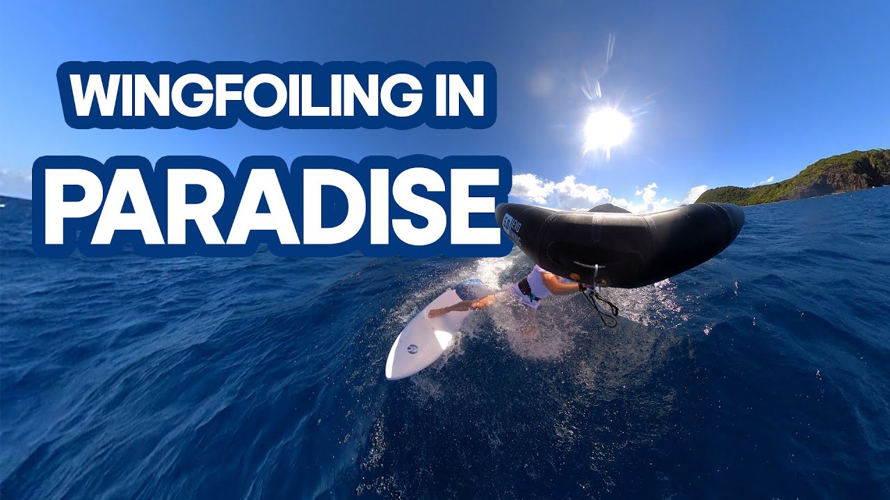 WINGFOILING in a FRENCH PARADISE - WINGFOIL