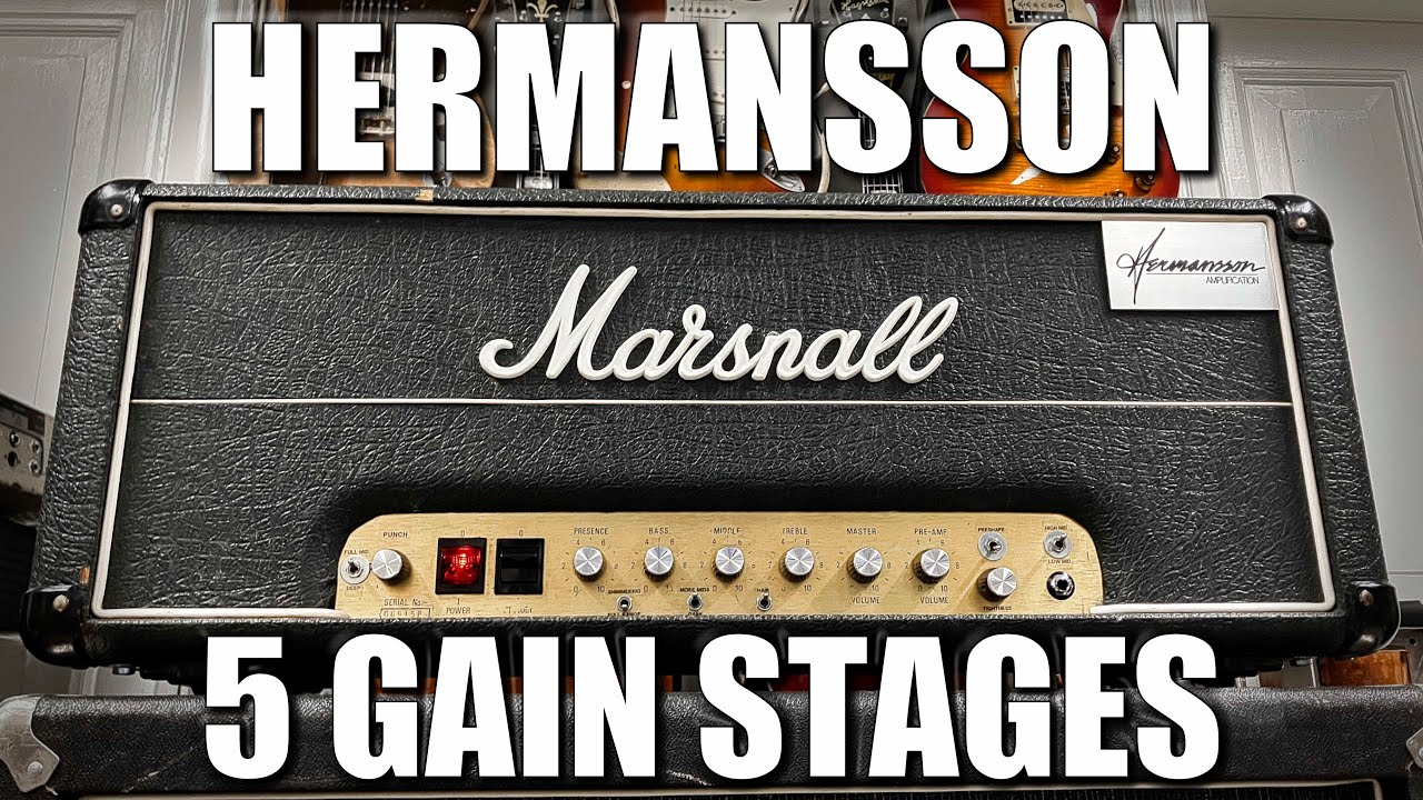 Marshall 2203 with Hermansson 5 gain stages circuit
