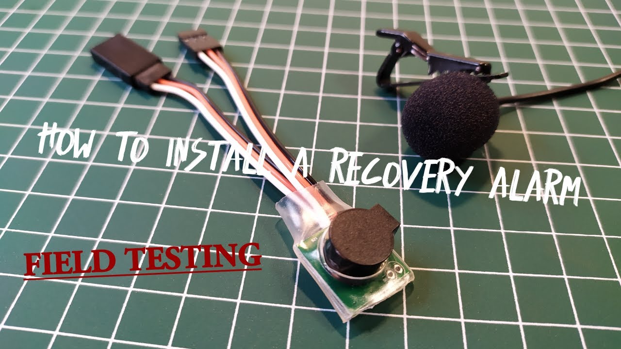 how to setup LOST PLANE ALARM and field testing