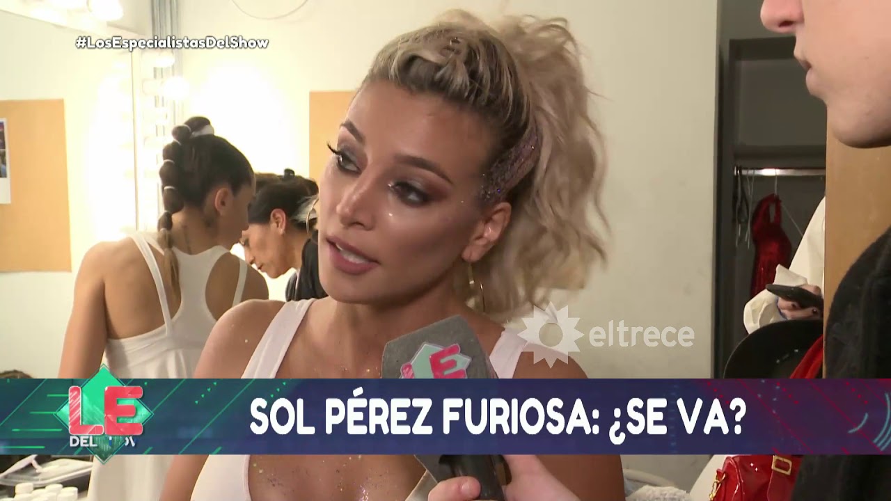 Sol Pérez se cansó del BAR y que la ninguneen en la pista ¿Renuncia a Bailando?
