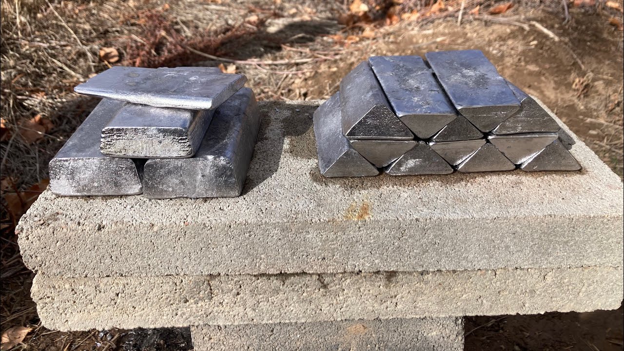 How I collect lead from the shooting range and turn it into ingots for bullet casting