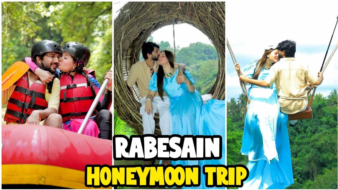 Rabeeca Khan & Hussain Tareen honeymoon trip Album |Rabeeca Hussain Tareen ki honeymoon  ki pictures