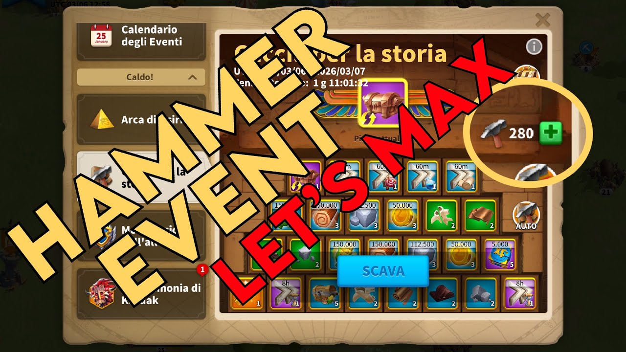 LET’S MAX THE HAMMER EVENT, I didn’t expect this | Rise of Kindoms 