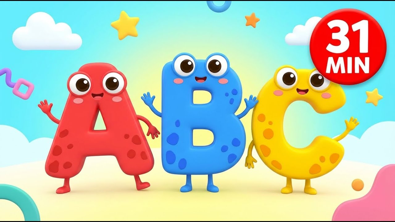 ABC Alphabets Song 31 Minutes | A to Z ABC Learning for Toddlers