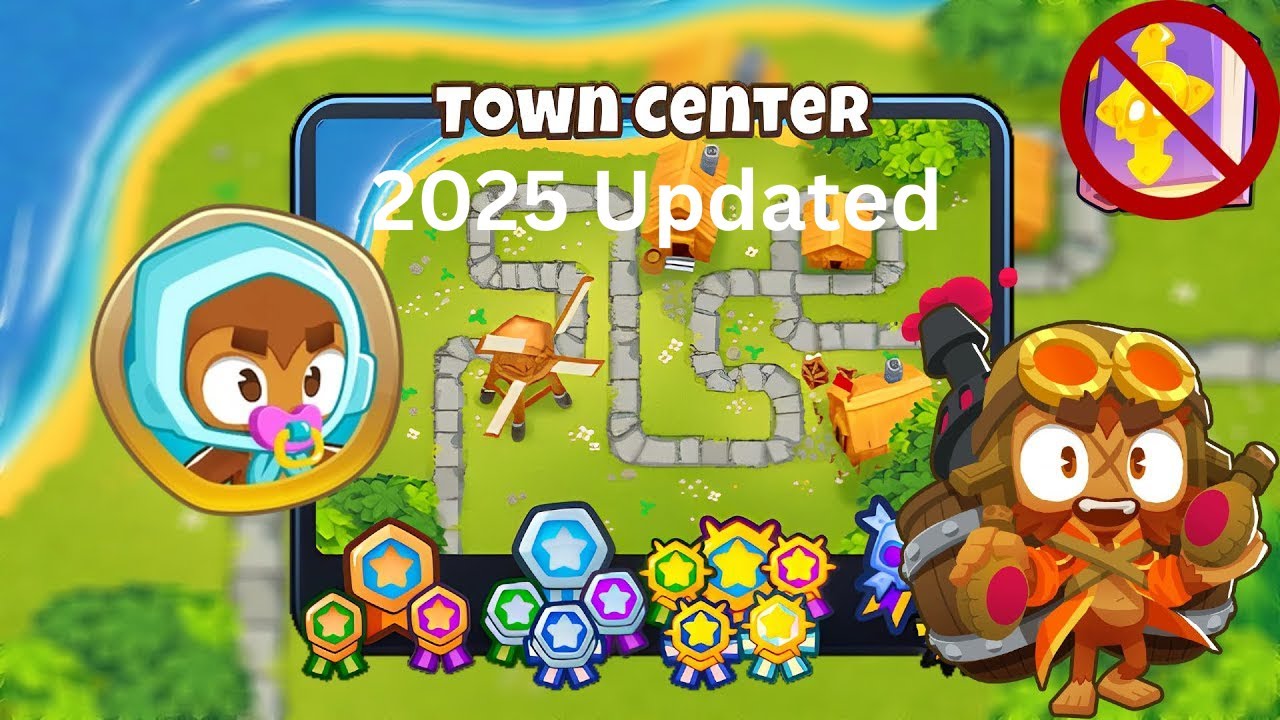 🔥 Town Center EASY STANDARD Guide | No Monkey Knowledge - BTD6 (2025 Updated)