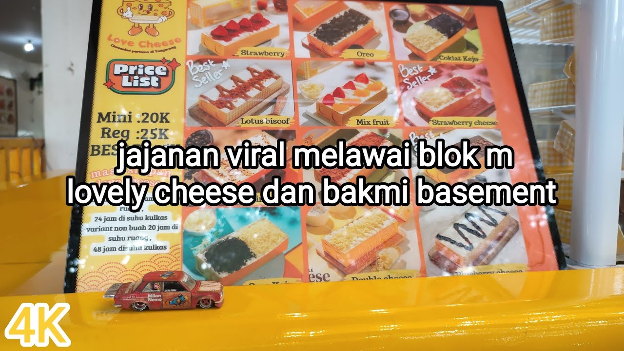 Lovely Cheese dan Bakmi Sapi Legenda jajanan viral Melawai Blok M di hari terakhir staycation Jaksel