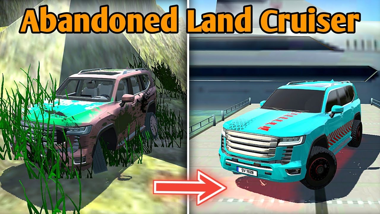 Rebuilding Abandoned Toyota Land Cruiser - Car Simulator 2 Gameplay #raidenislive