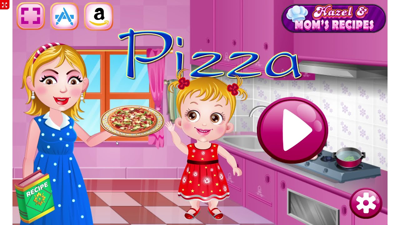 Jogos da Baby Hazel - Prepare uma Pizza deliciosa para a Baby Hazel!