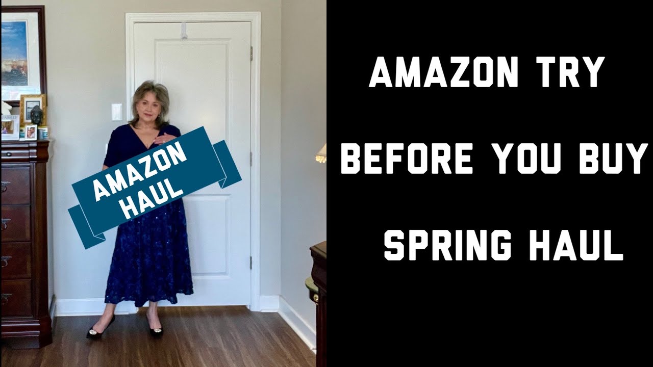 Amazon Try Before You Buy Spring Tops Haul-Women Over 60