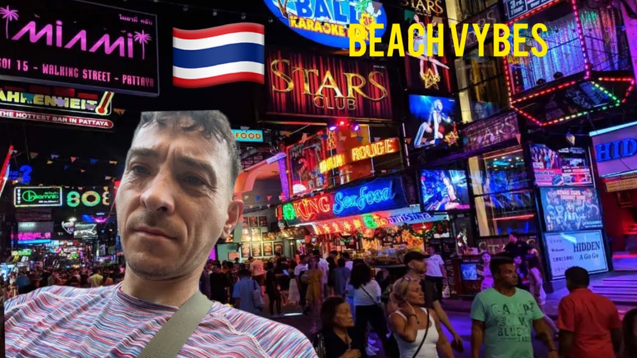 Пляж Паттайя!! 🇹🇭 Воскресная вечерняя прохлада