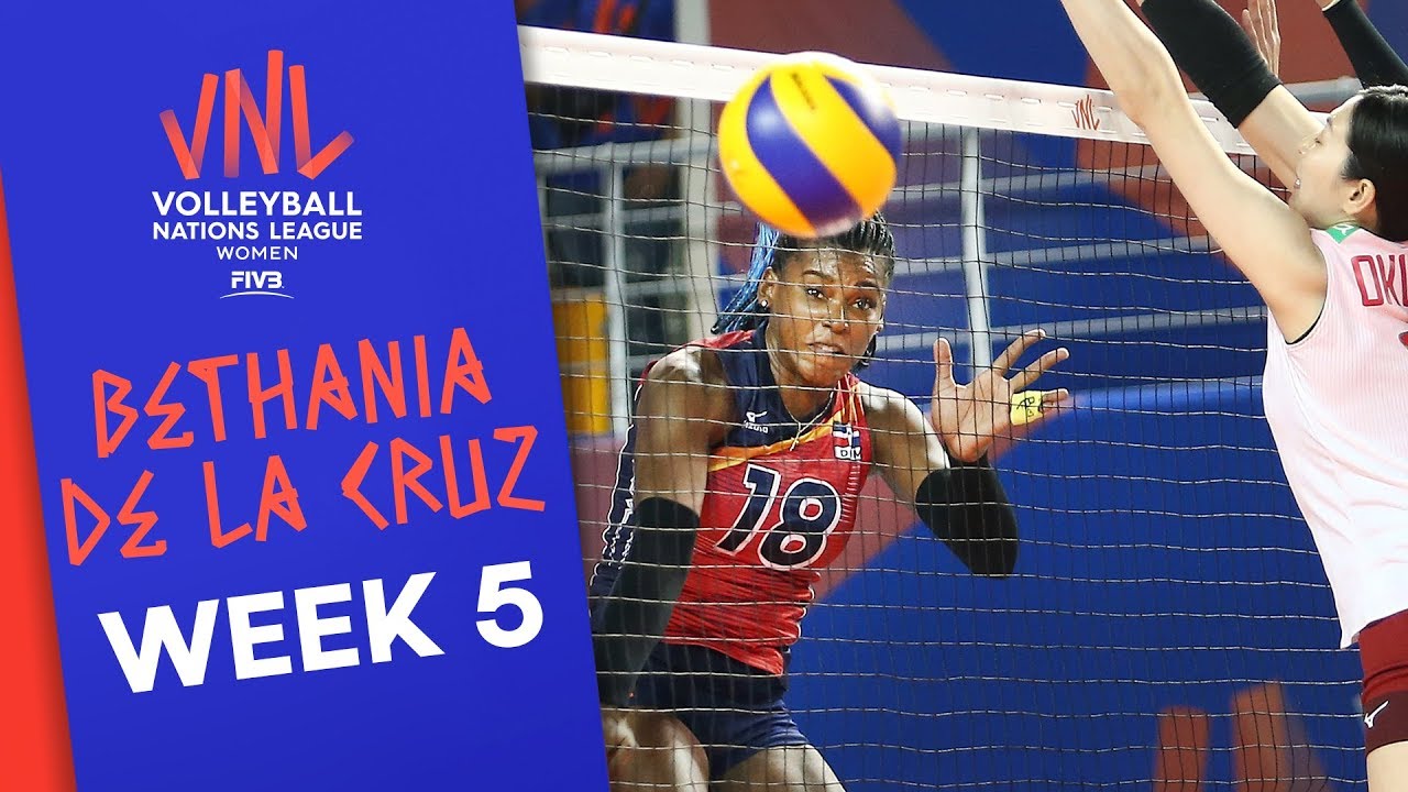 35 Points! Bethania De La Cruz De Pe&ntilde;a knocks it down vs Japan | Volleyball Nations League