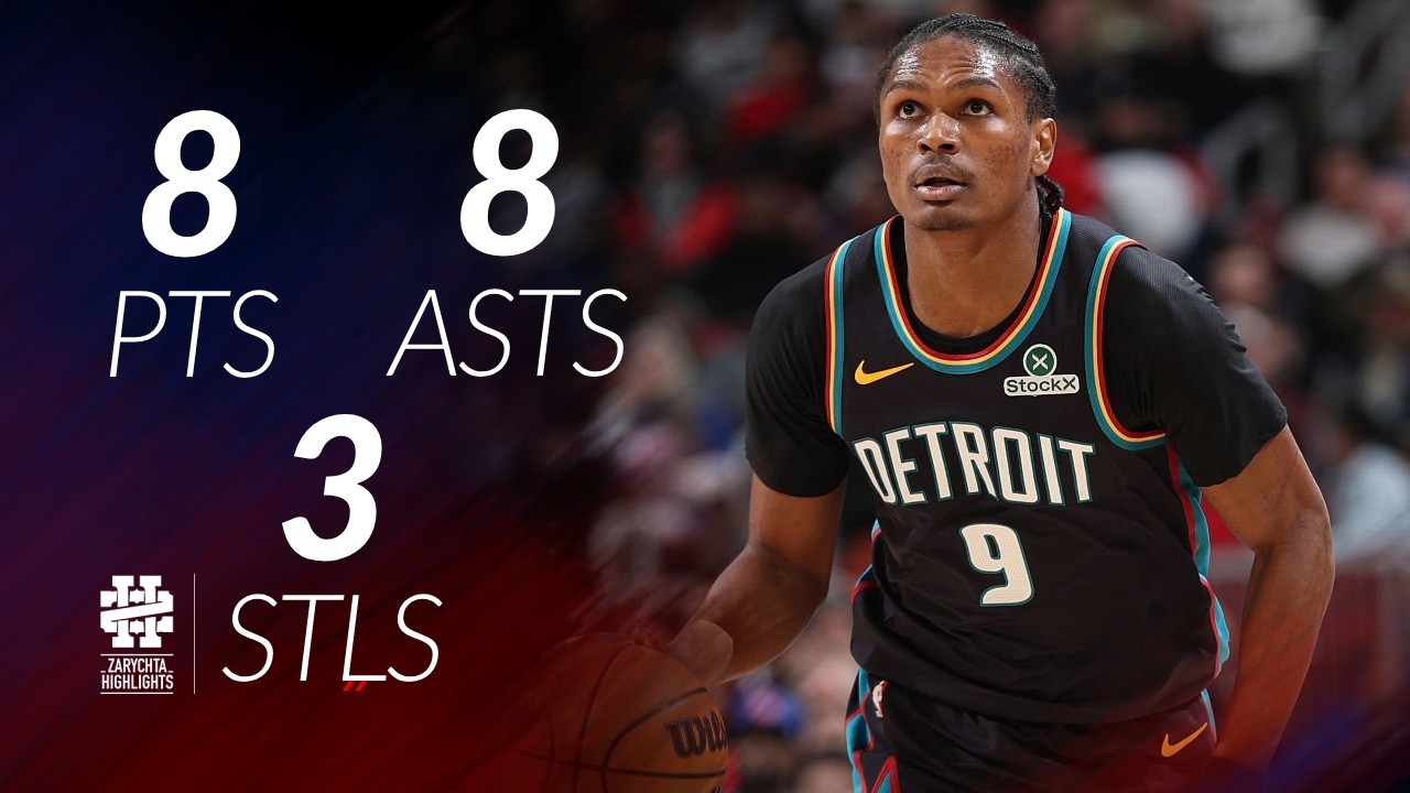 Ausar Thompson 8 pts 8 asts 3 stls vs Bulls 25/26 season