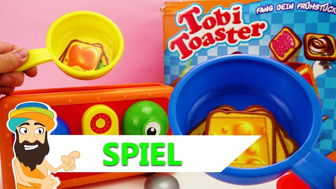 Tobi Toaster - FANG dein Frühstücks Spiel | Tolles Spiel für jung und alt | Spielzeug Guru