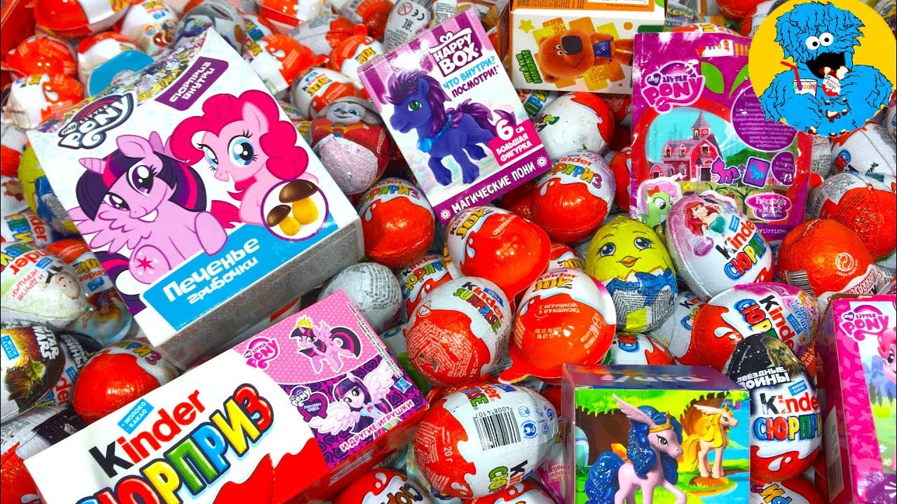 Будни Коллекционера. Мега выпуск с обзором Сюрпризов и Киндеров. Mega Unpacking Surprise Eggs