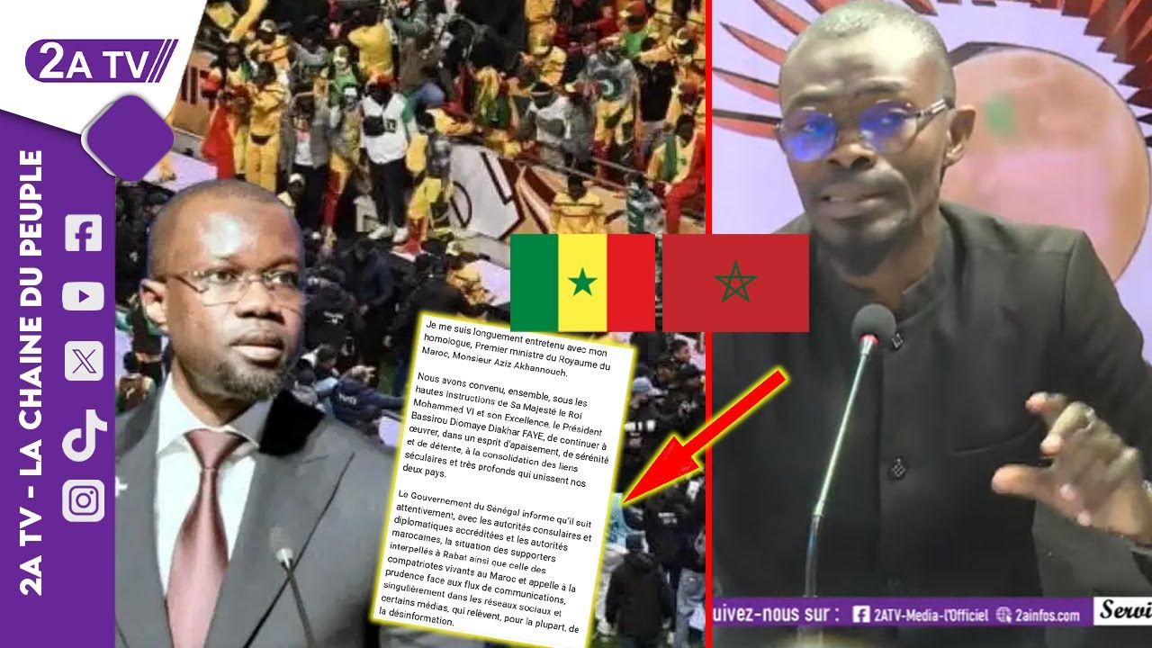 Tension entre supporters sénégalais et marocains: Serigne Niang sur le message de SONKO