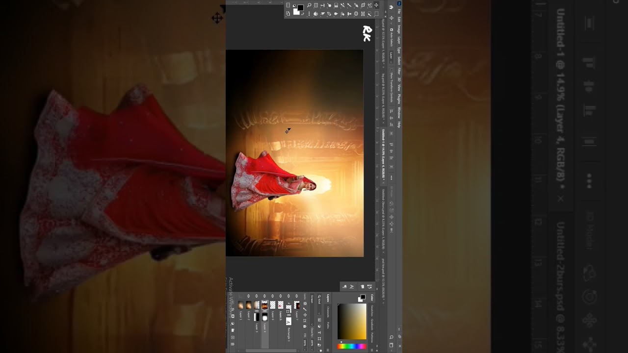 How To Create Wedding Album Design in Photoshop #WeddingAlbumDesign