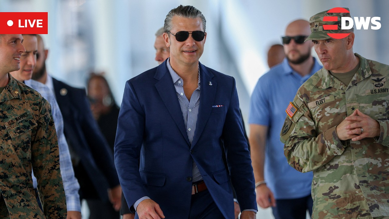 LIVE: US Defense Chief Pete Hegseth Travels To Wisconsin And Nebraska Visit | DWS News | AC14