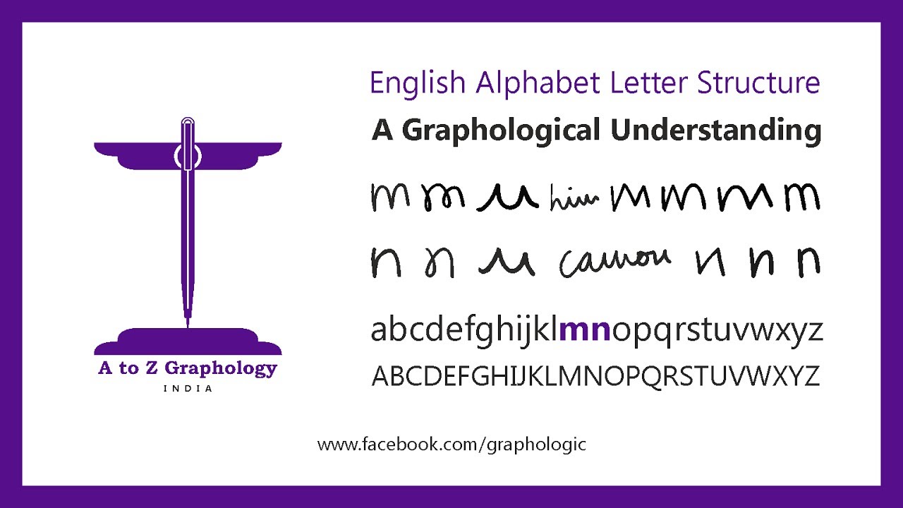 m & n for habits & actions? Letter clues: Graphological meaning of letter 'm & n': A to Z Graphology