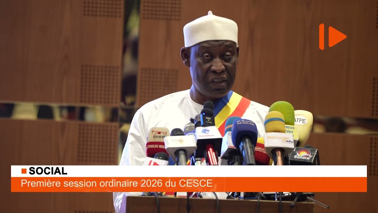 Gouvernance au Tchad : Ouverture de la 1ʳᵉ session ordinaire 2026 du CESCE à N’Djaména