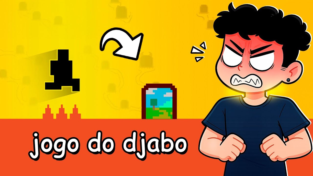 Passando raiva nesse JOGAR  DO DJAABOOOO🚪 - Level Devil 