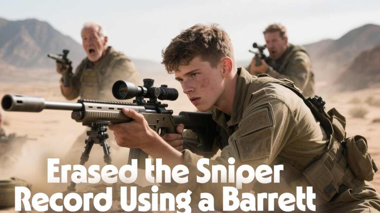 That Kid Is 19?” They Laughed — Until He Erased the Sniper Record Using a Barrett