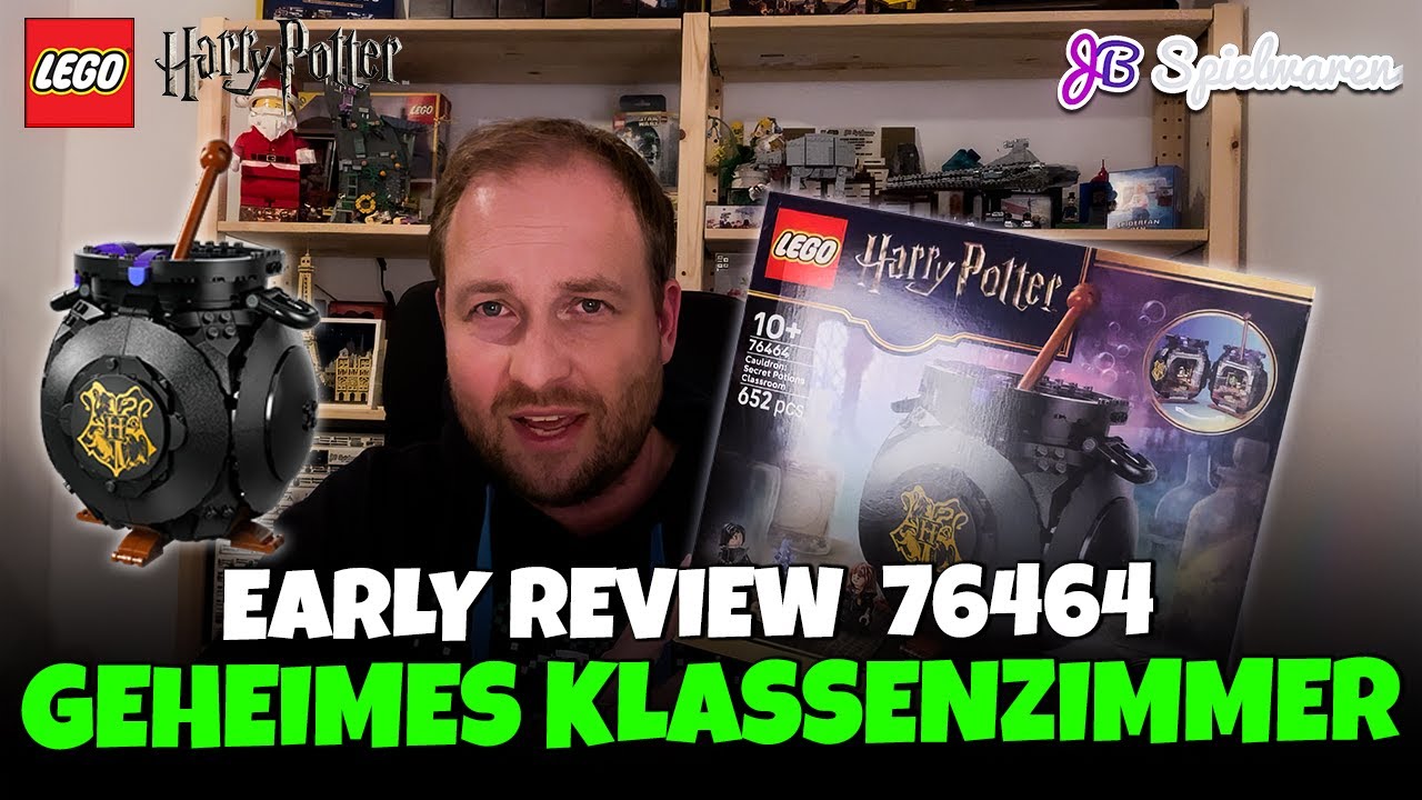 Early Review LEGO Harry Potter 76464: Geheimes Klassenzimmer für Zaubertränke!