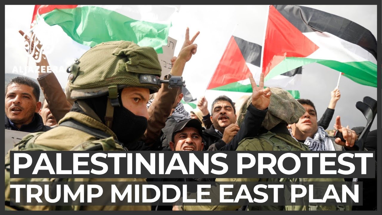 Trump's Middle East plan: Protests in occupied West Bank
