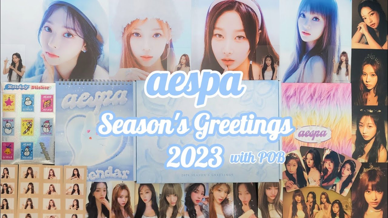 [Unboxing] AESPA - 2023 Season's Greetings (Withmuu, Apple Music & Fatirkshop Benefits)