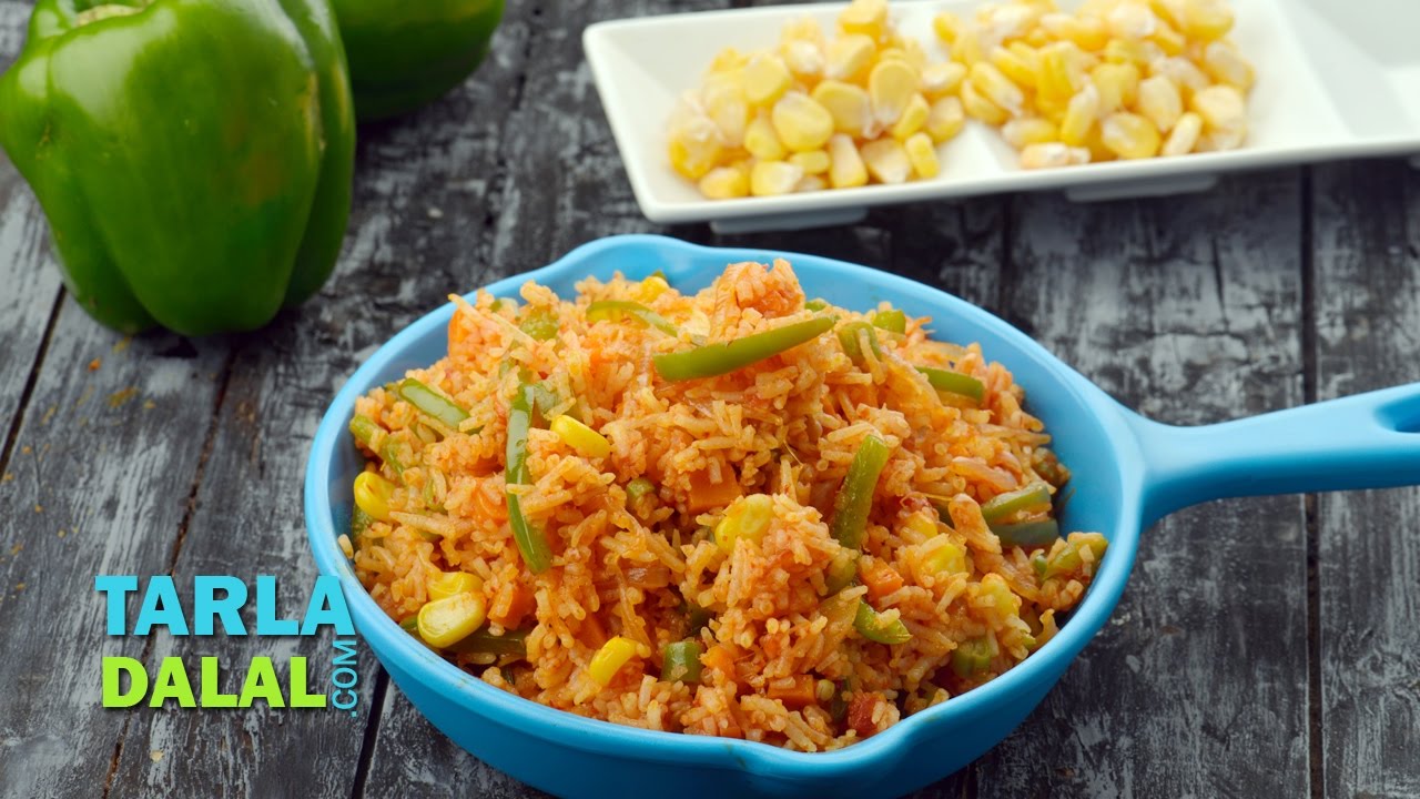 Mexican Fried Rice by Tarla Dalal