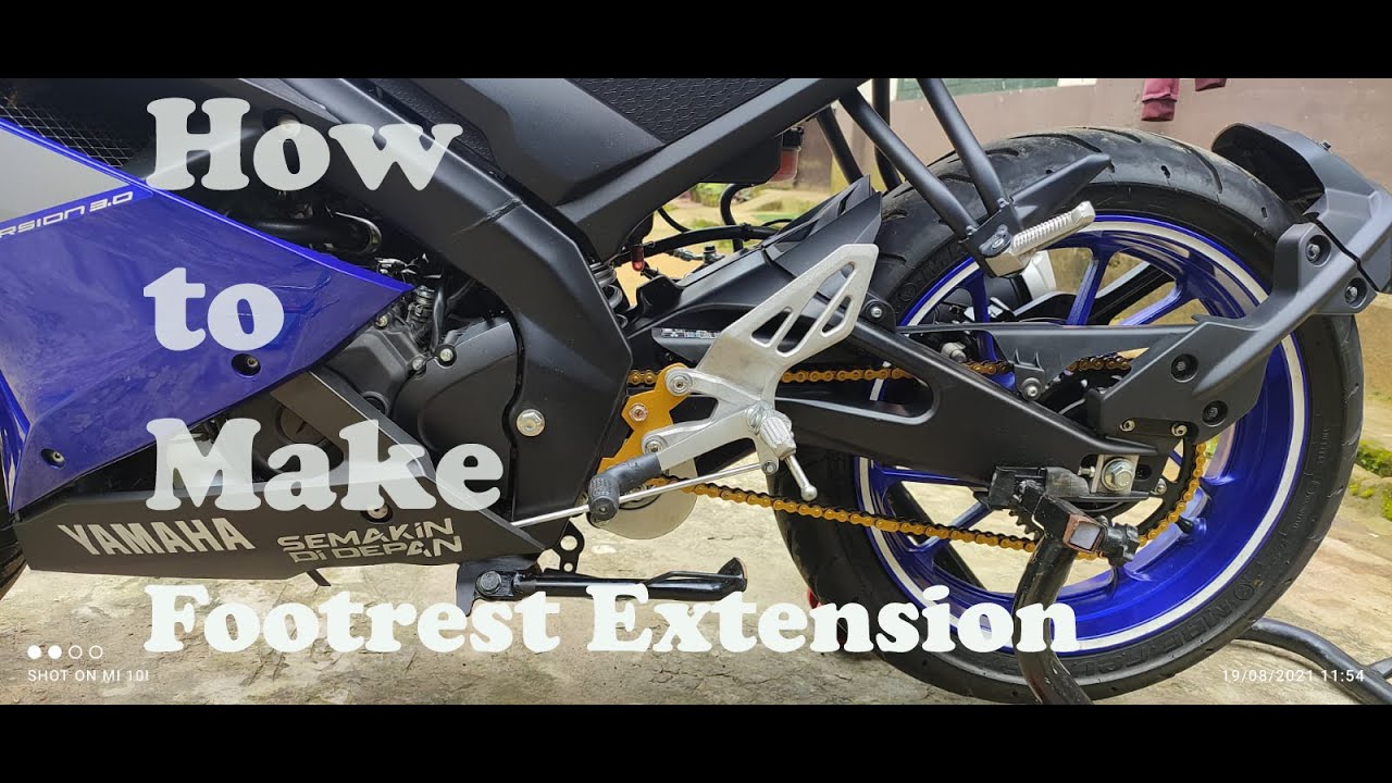 R15v3  Footrest Extension How to make it