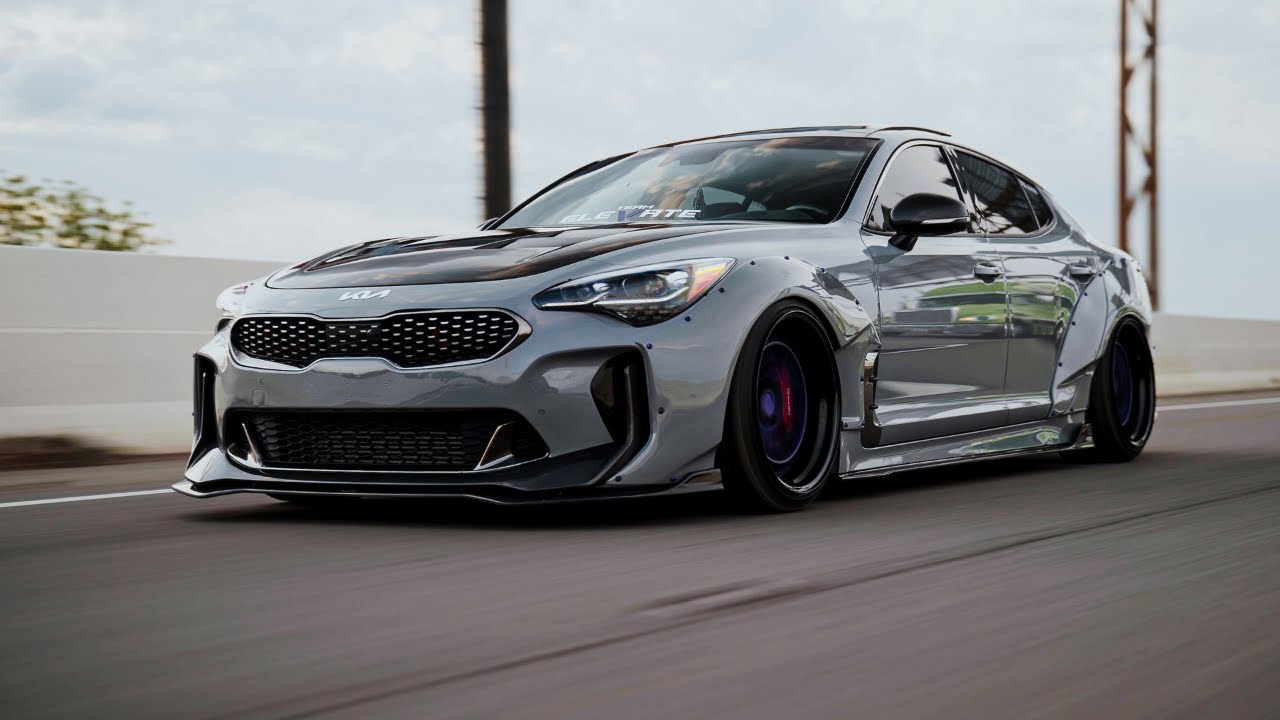 Nardo Grey Widebody Kia Stinger