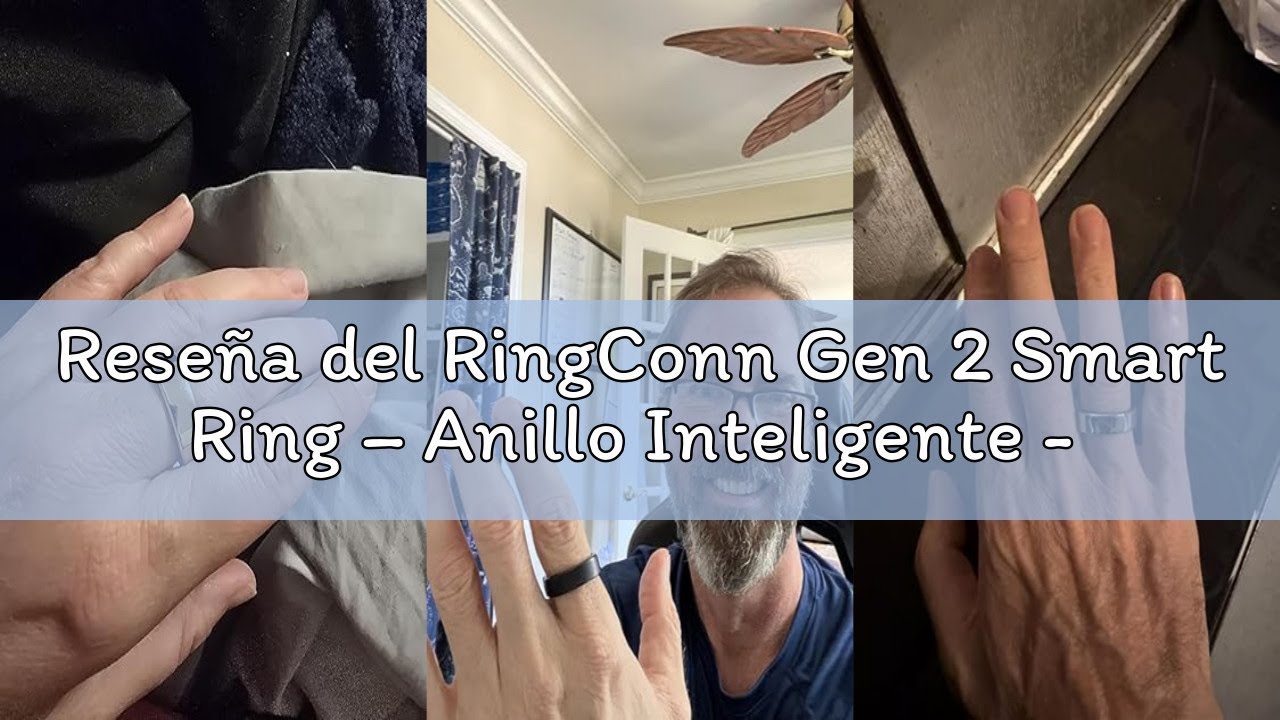 Reseña del RingConn Gen 2 Smart Ring – Anillo Inteligente - Dorado - Talla 10 | Monitoriza el sueño,