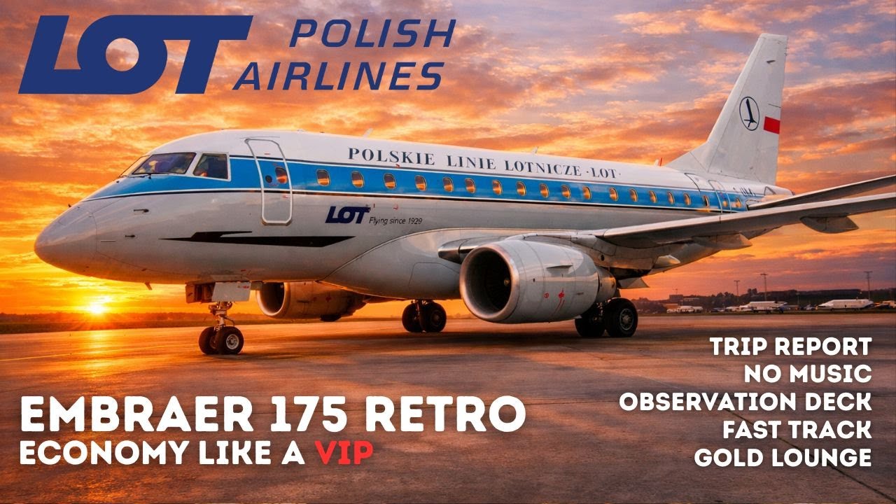 Economy Like Business Class - LOT Embraer Retro - Trip Report - Warsaw to Katowice