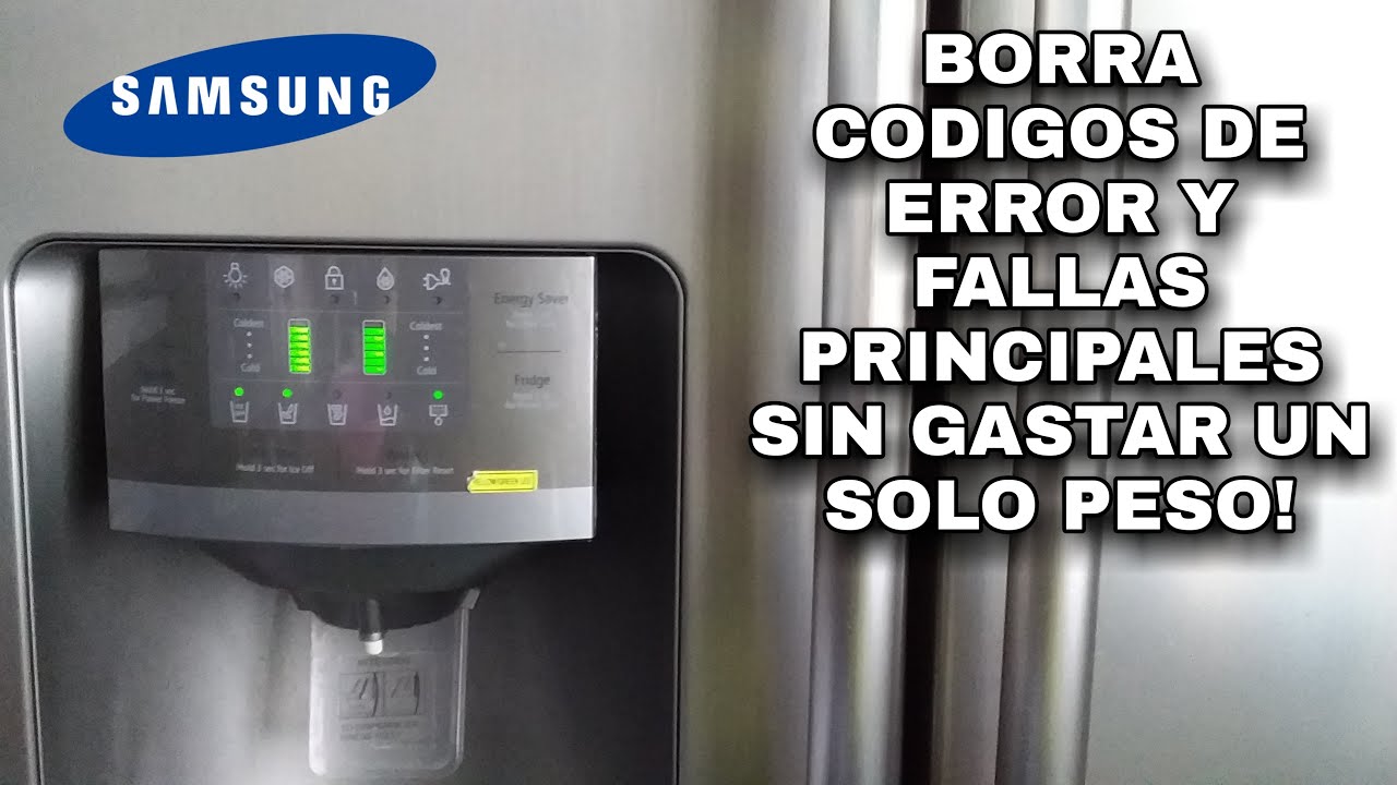 COMO REINICIAR REFRIGERADOR SAMSUNG RS26DDAPN, RS26DDARS